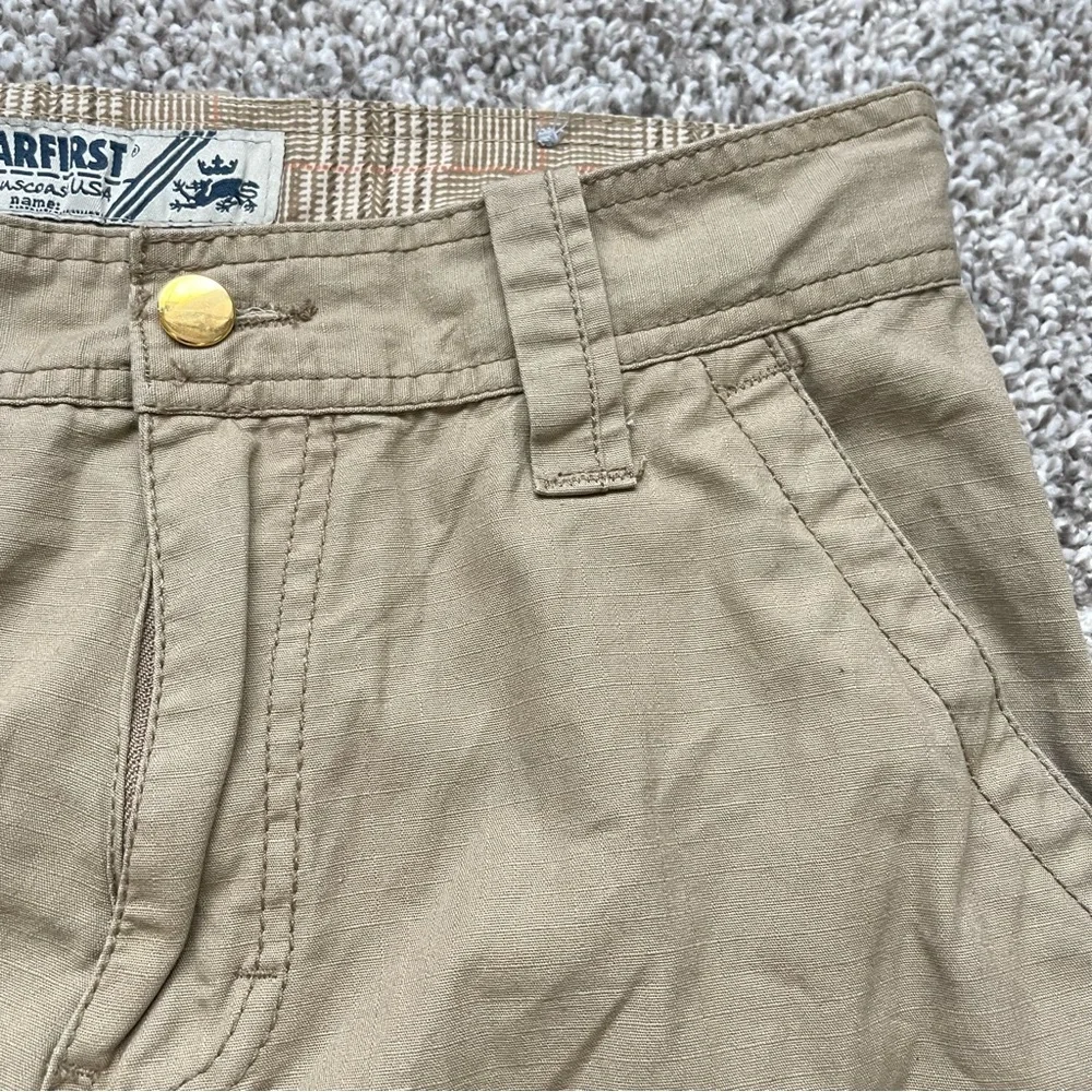 Wear First Tan Casual Cargo Pants with Relaxed Fit Boys Size 16